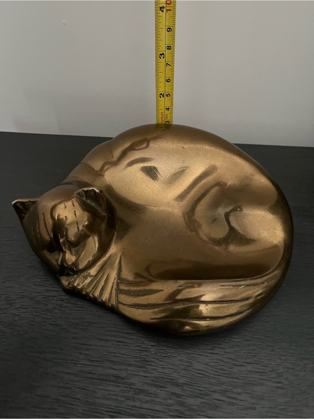 Vintage Brass Cat Trinket Dish - Picture 9 of 10